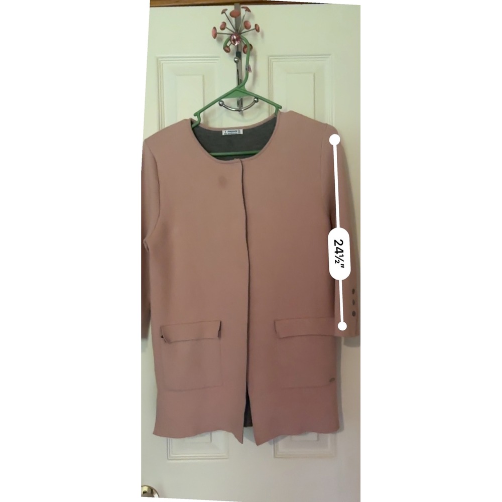 Mayoral Girls Pink Cardigan Sweater Jacket Size 8 Designed in Spain - Picture 4 of 12